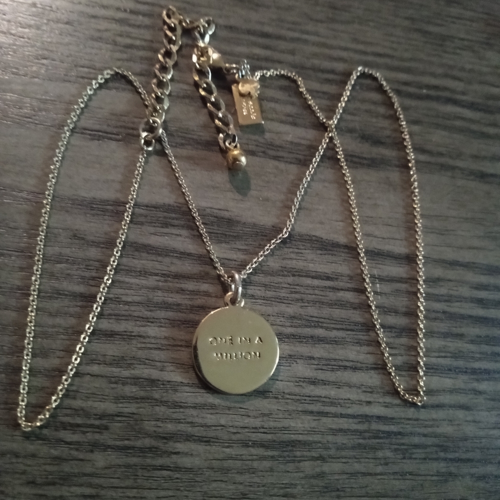 One In A Million Script Necklace Initial K Kate S… - image 2